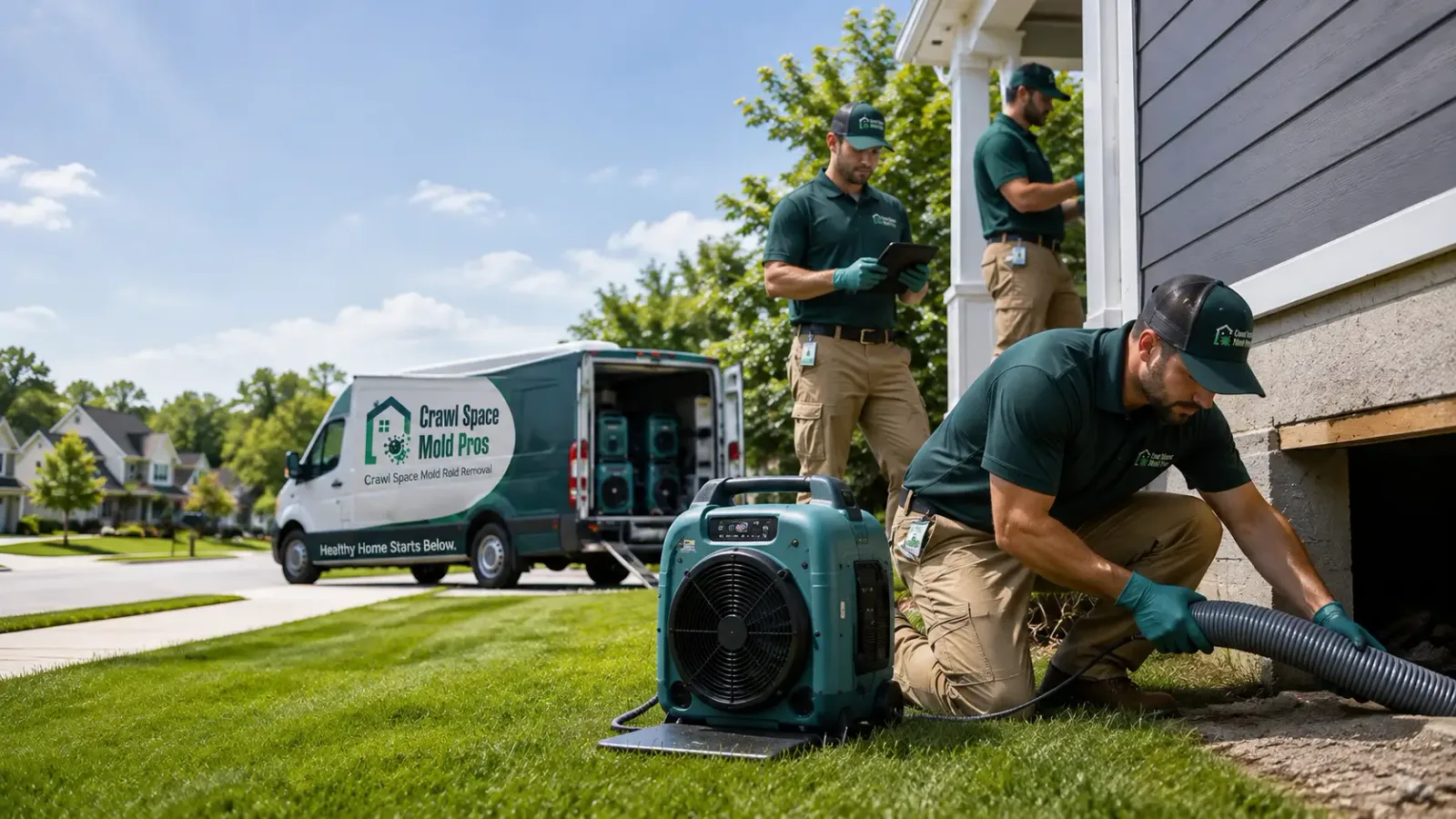 Crawl Space Mold Removal in Lewiston, CA